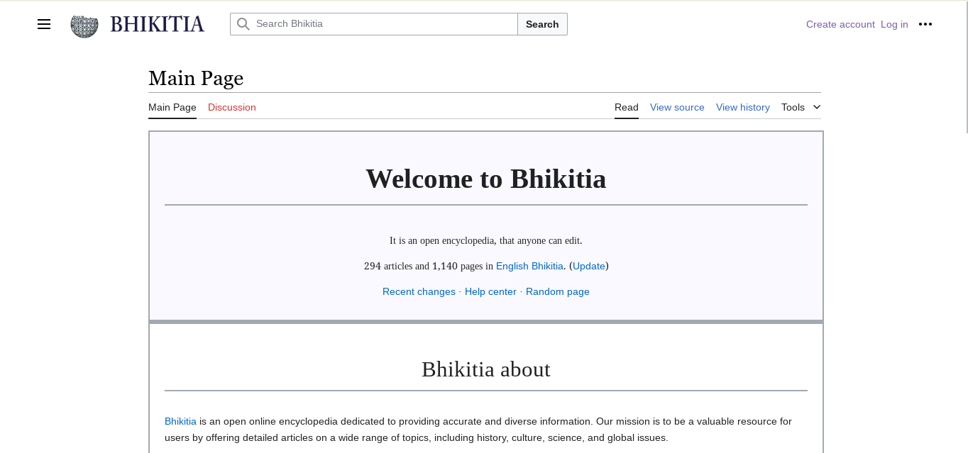 Bhikitia, An Open Encyclopedia’s Growing Presence