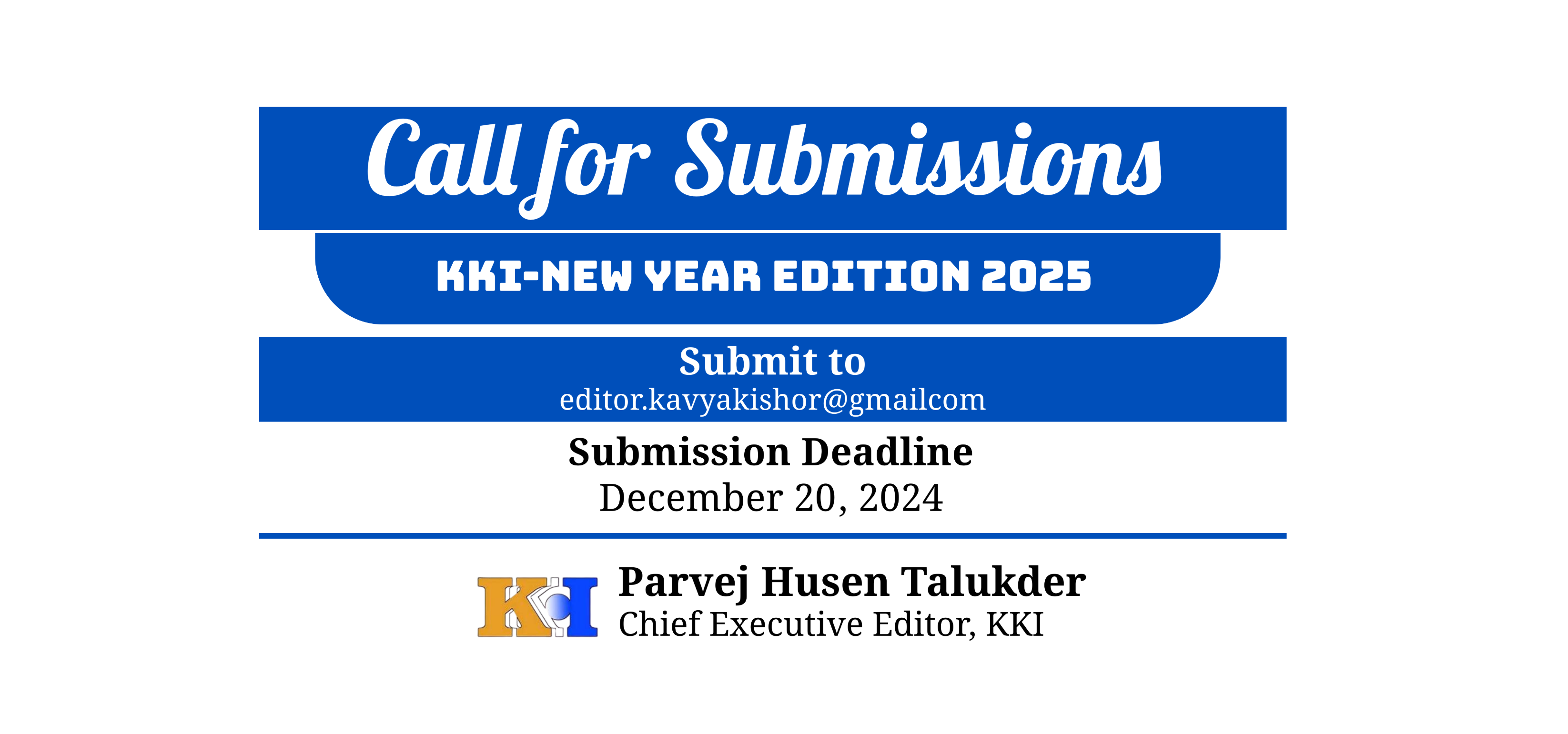 Call for Submissions: KKI-New Year Edition 2025
